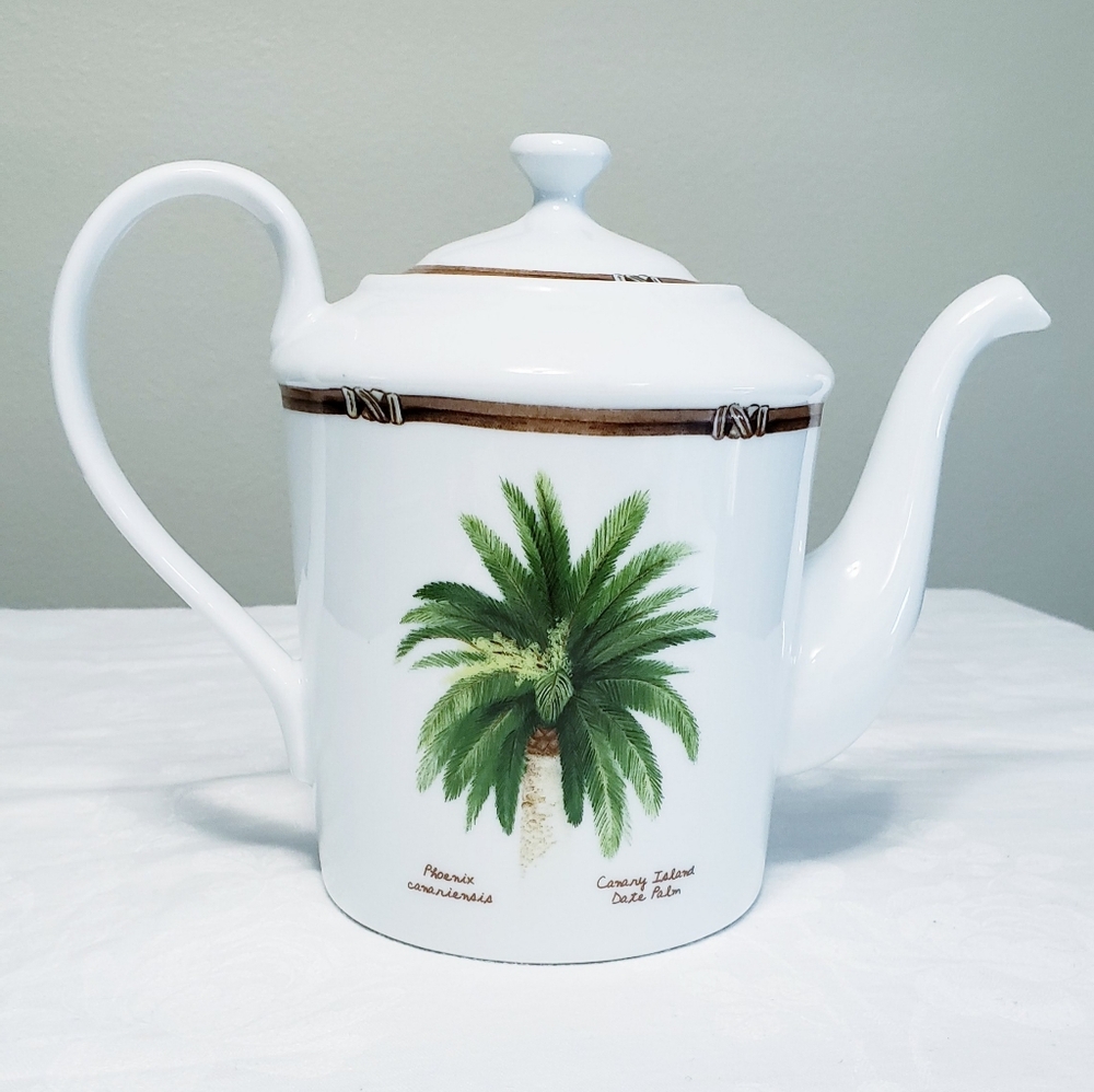 Large Palm Teapot- Coffee Pot - Picture 2 of 5